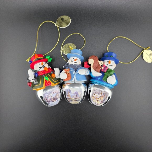 Bradford Exchange Ornament Set 3pc New w/ COA - Picture 1 of 9